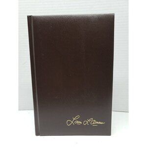 Louis Lamour ‘Law of the Desert Born’ Leatherette Book C 1983, Printed 1983